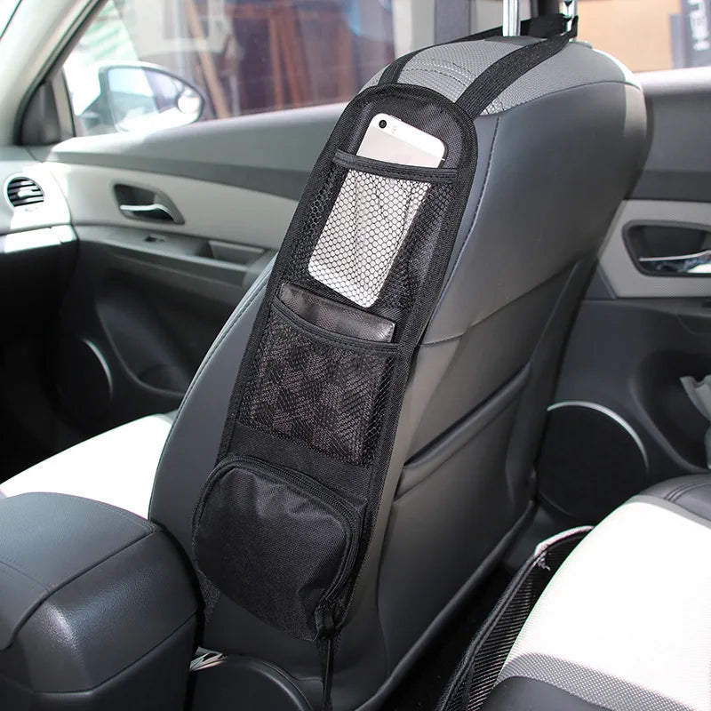 Car Backseat Organizer with Touch Screen Tablet Holder Auto Storage Pockets Cover Car