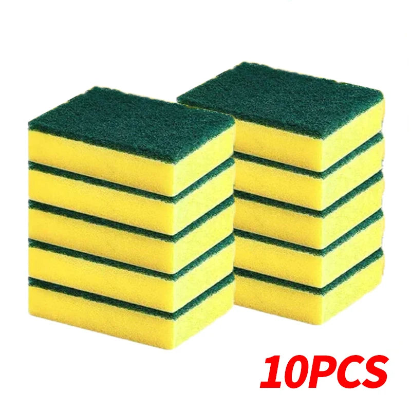 Reusable Double-Sided Cleaning Sponge Set