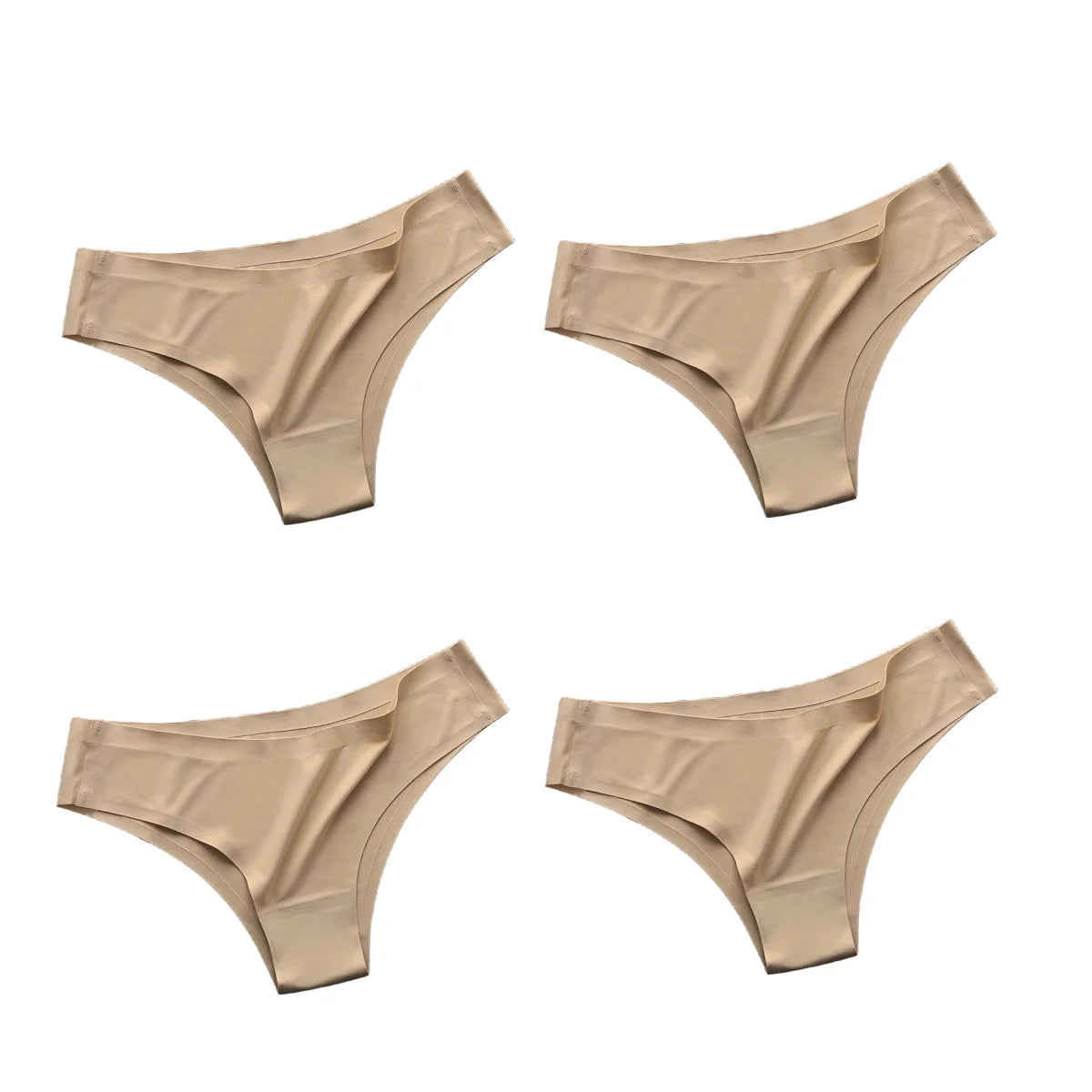 Women's Low-Rise Seamless Briefs — 4-Pack