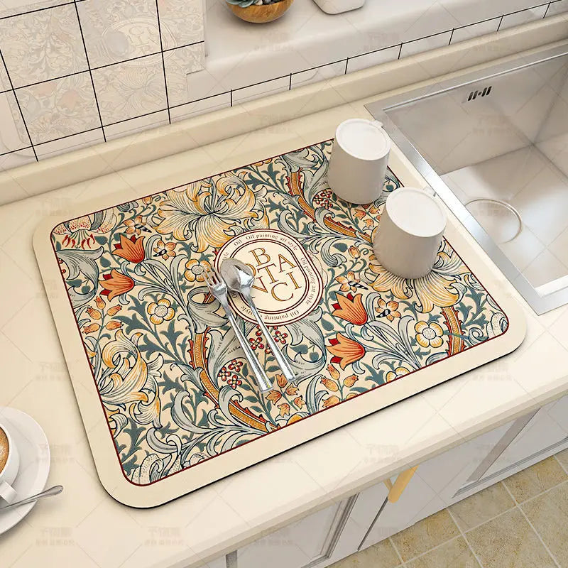 Coffee & Dish Drying Mat — Choice of Size