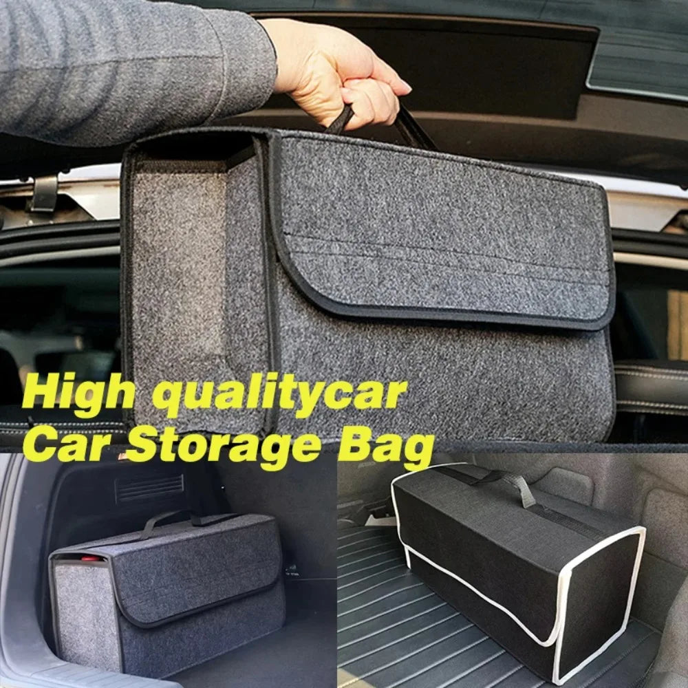 Felt Car Trunk Storage Bag