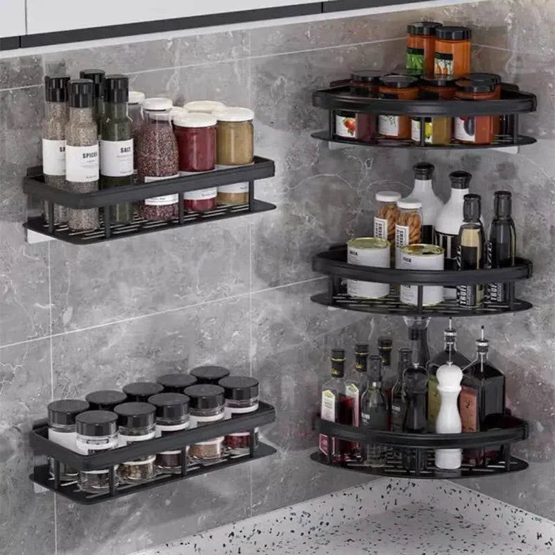 Wall-Mounted Bathroom Storage Shelf
