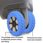 Travel Luggage Caster Shoes Silicone Suitcase Wheels Protection Cover Reduce Noise
