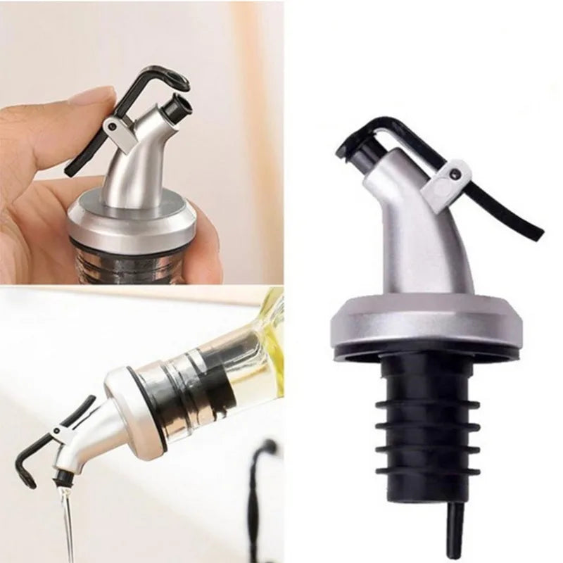 Leak-proof Capwine Cap Olive Oil Dispenser Bottle Designed for Pour Spout Vinegar, Sauce