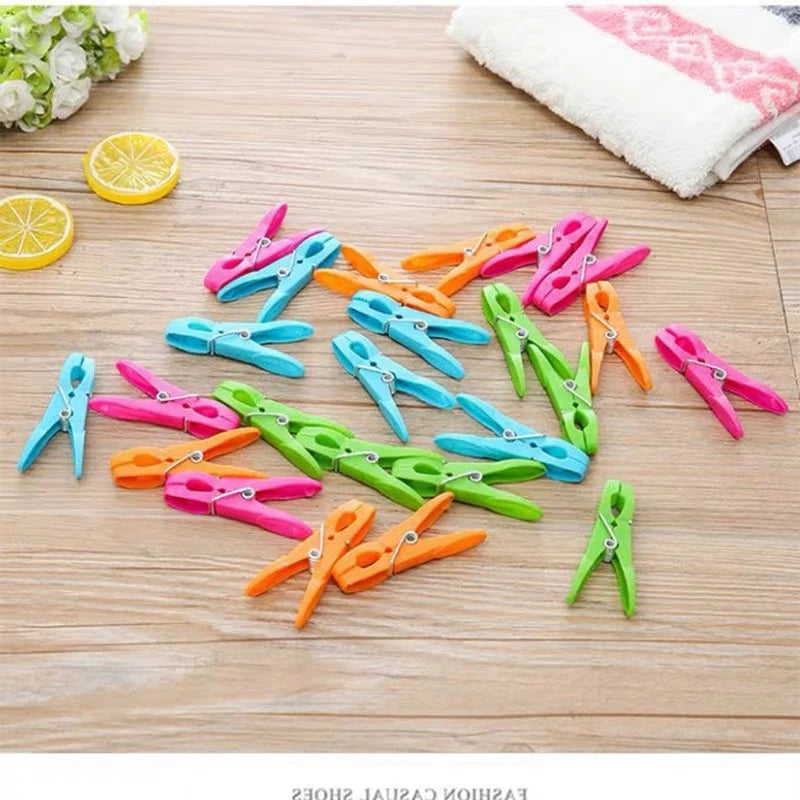 Colorful Clothes Pegs — 48 Pack
