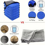 11.8 x 23.6 in Microfiber Car Cleaning Towels Soft Quick Drying