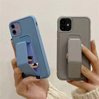 Wrist Strap Foldable Holder Phone Case for IPhone 16 15 14 6 7 8 Plus 13 12 11 Pro XS Max X XR SE Drop