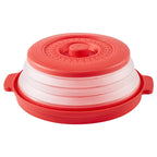 10.2 inch Microwave Plate Cover 2 In 1 as Splatter Guard Collapsible Lid