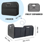 Trunk Organizer for suv, Foldable portable car storage box for camping outdoor storeroom