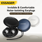 ESSAGER Noise Cancelling Ear Plugs for Sleeping Soft Silicone Sleep Earplugs Noise Reduction Earbuds for Sleep