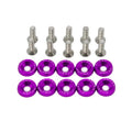 M6 Car Modified Fasteners Fender Washer Bumper Engine Concave Screws License Plate