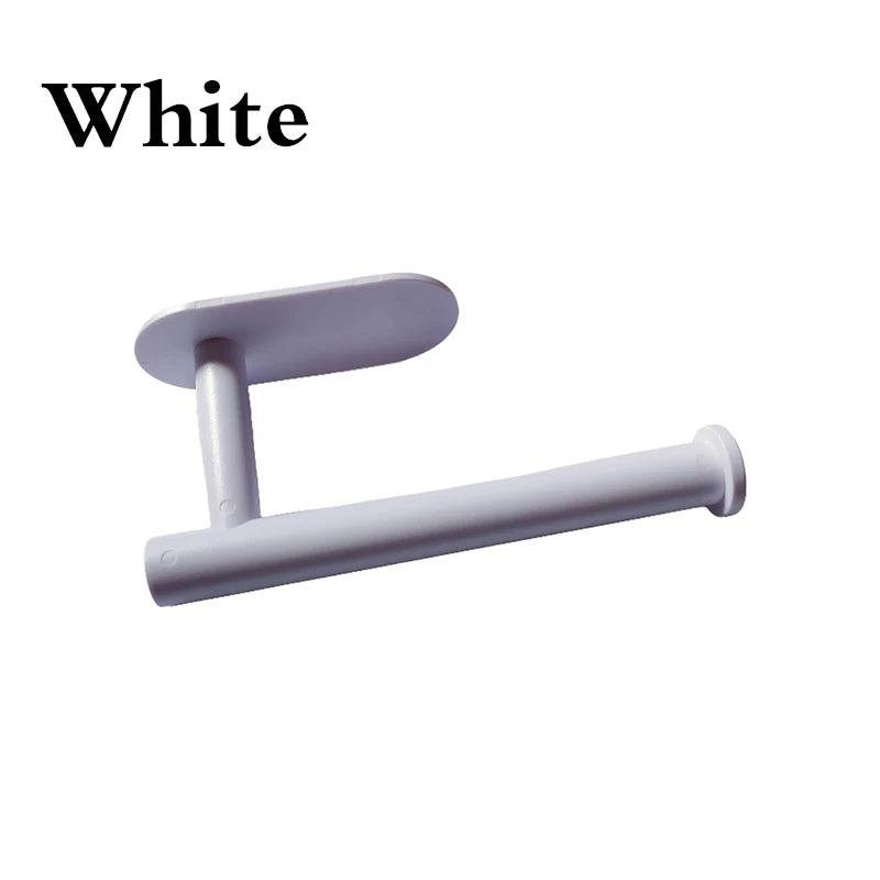 Kitchen Paper Towel Holder Adhesive Tissue Hanger Toilet Roll Dispenser Cabinet Storage