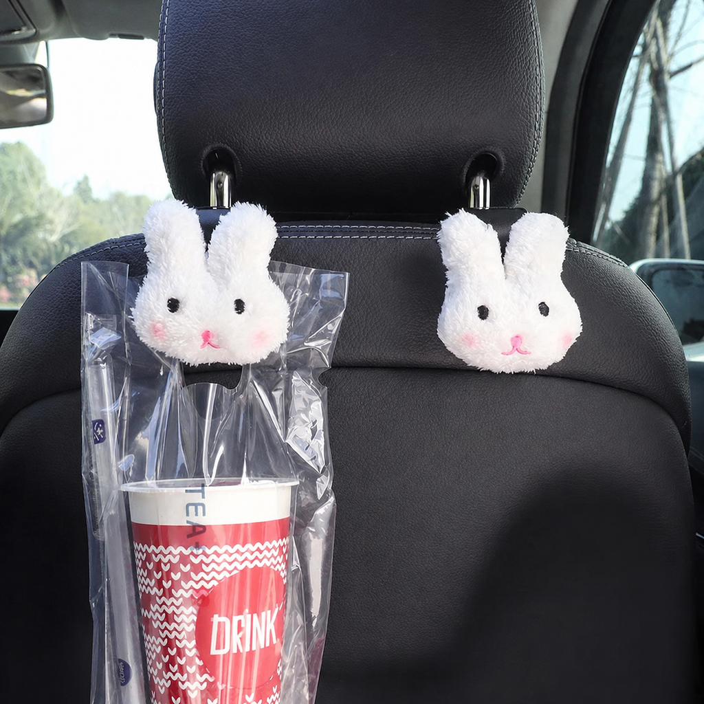 Cute animal car seat back hooks