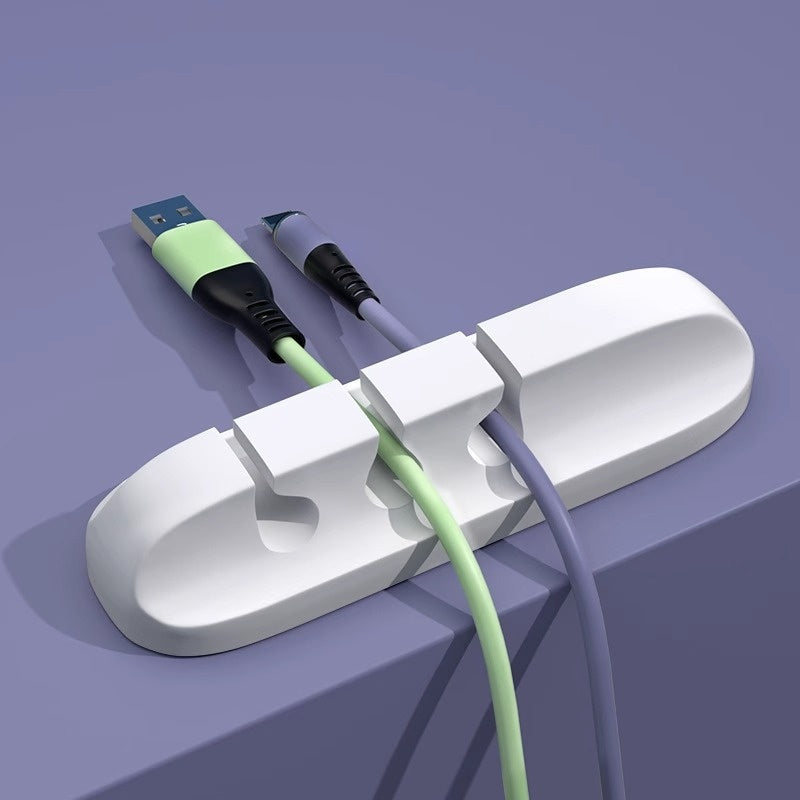 Cable Organizer Silicone Desk Cable Holder