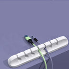 Cable Organizer Silicone Desk Cable Holder