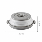 10.2 inch Microwave Plate Cover 2 In 1 as Splatter Guard Collapsible Lid