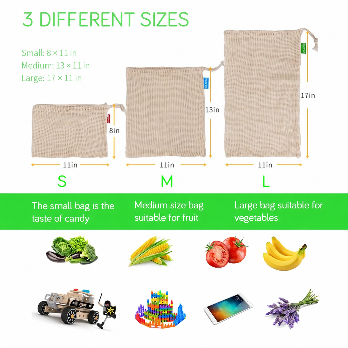Reusable Mesh Produce Bags