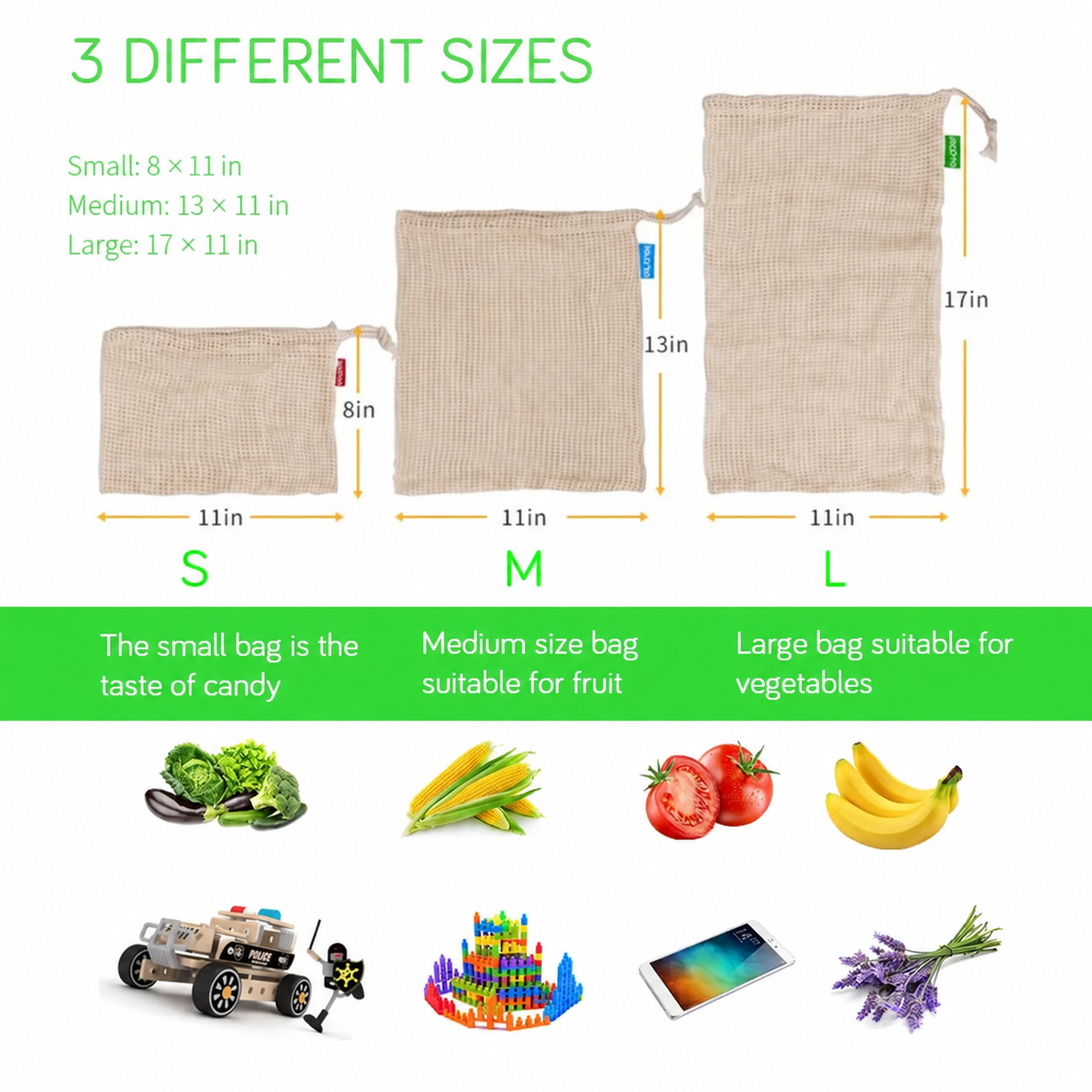 Reusable Mesh Produce Bags