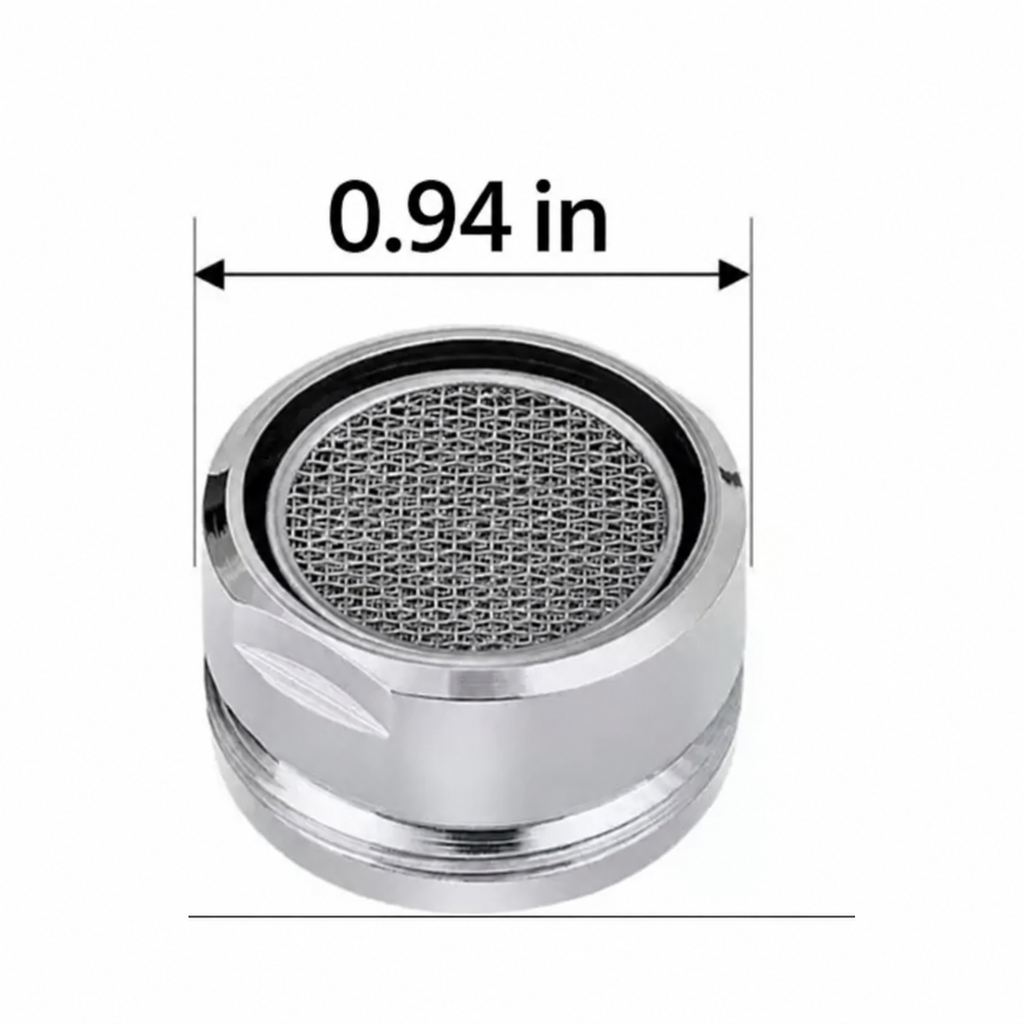 Brass Water Saving Faucet Tap Aerator with Replaceable Filter Mixed Nozzle 0.94 in
