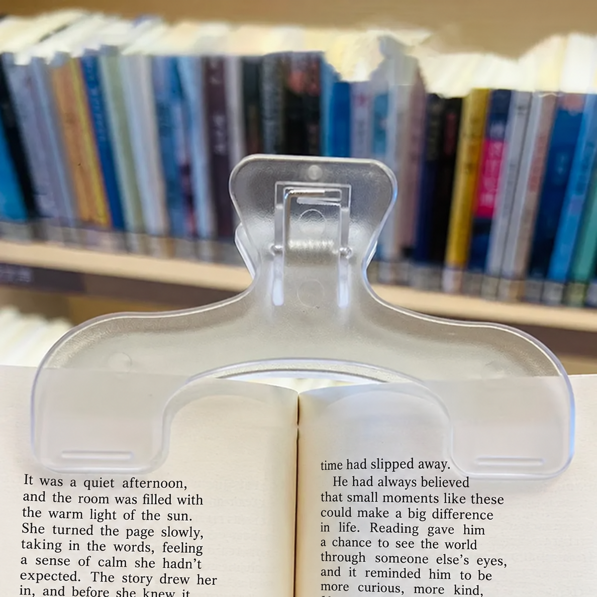 Book Page Holder Clip — Choice of Color