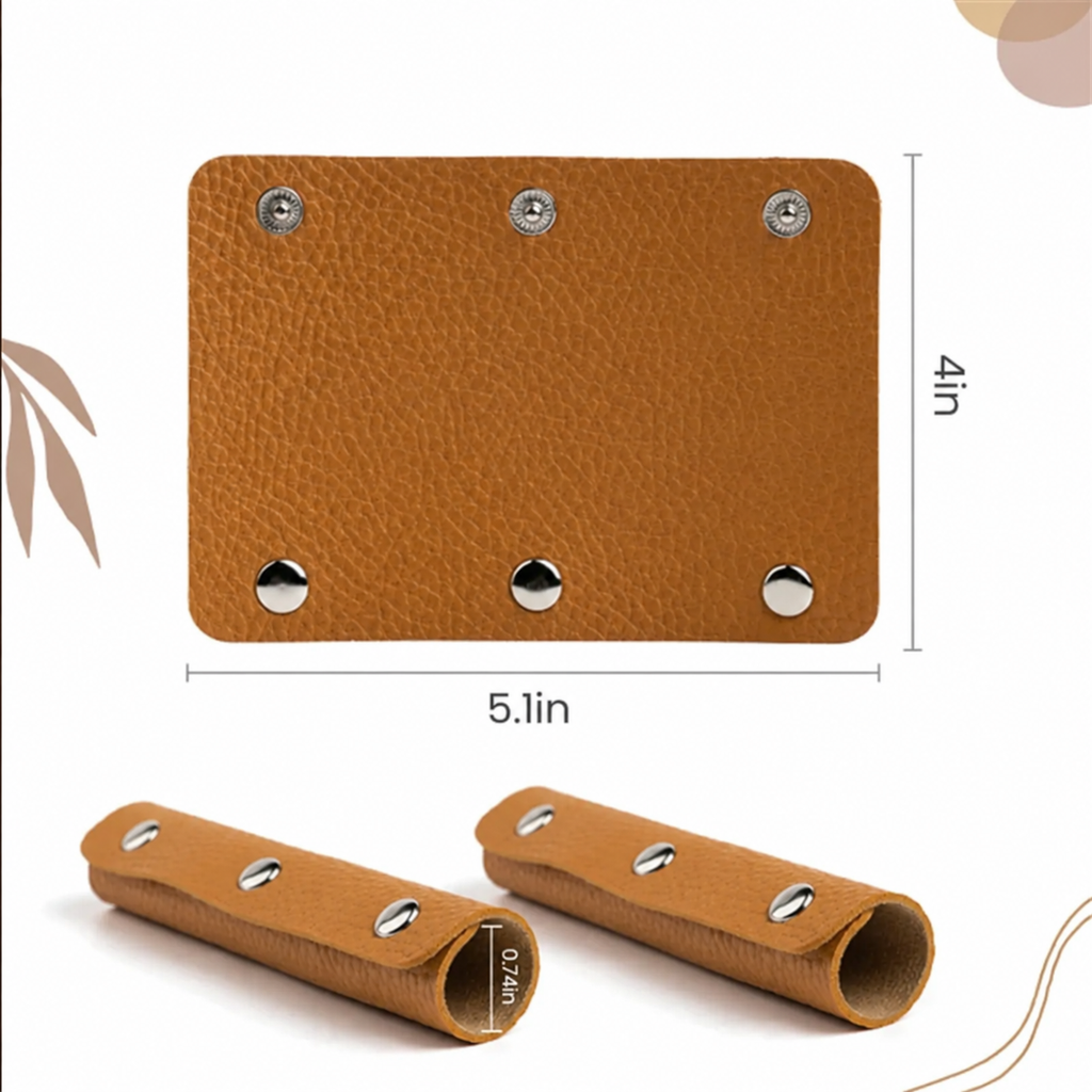 Soft Suitcase Grip Protective Luggage Bag Handle Wrap Leather Anti-stroke Stroller