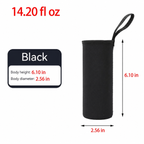 Portable Water Bottle Insulated Neoprene Holder Pouch Bag 25.4 / 33.8 / 50.7 fl oz