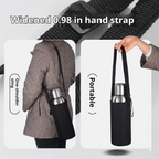 Portable Water Bottle Insulated Neoprene Holder Pouch Bag 25.4 / 33.8 / 50.7 fl oz