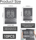 Drawstring Shoe Storage Bags — 5 or 10 Pack