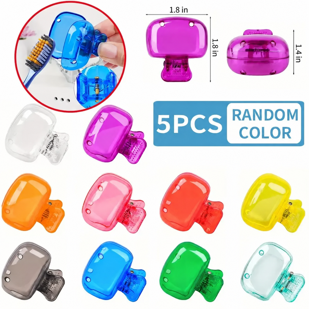 Travel Toothbrush Dust Protective Cap-Storage Box Portable Head Household Storage