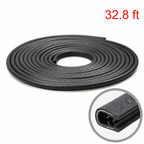6.6 / 16.4 / 32.8 ft Car Door Seal Edge Protector Auto Sealing Tape Strips Guard Trim