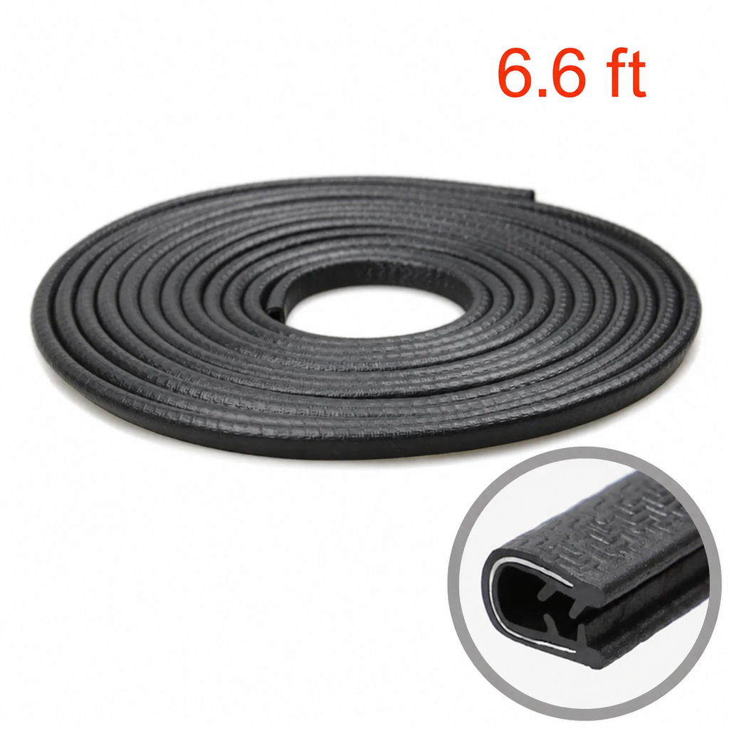 6.6 / 16.4 / 32.8 ft Car Door Seal Edge Protector Auto Sealing Tape Strips Guard Trim