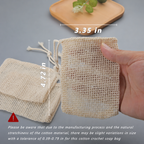 Cotton Soap Saver Pouches — 3-Pack