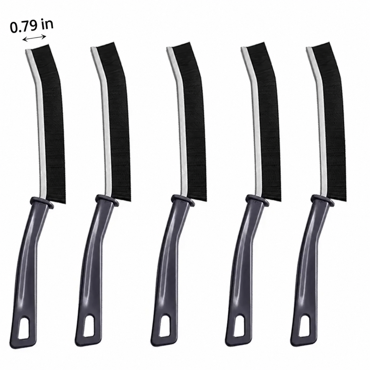 Hard-Bristle Grout Gap Cleaning Brush Set