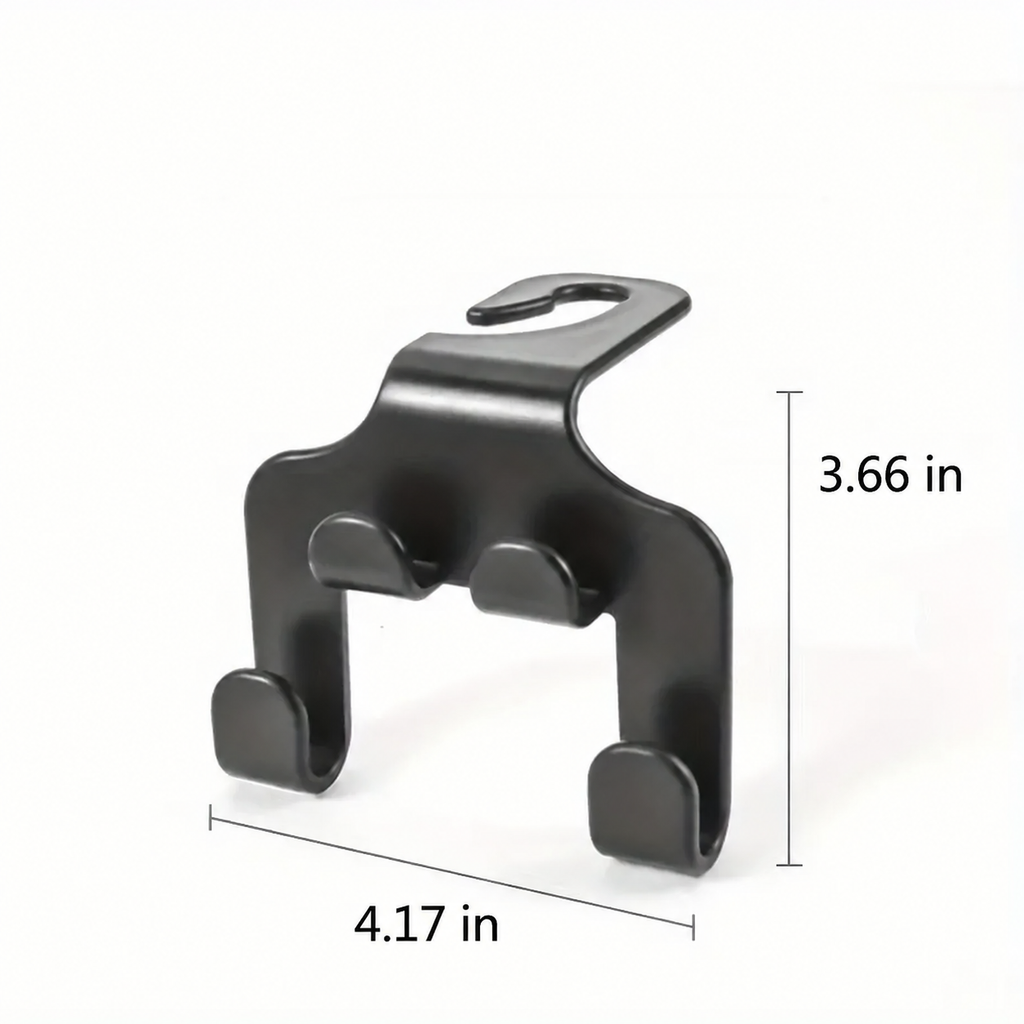 Car Headrest Hooks with Phone Holder