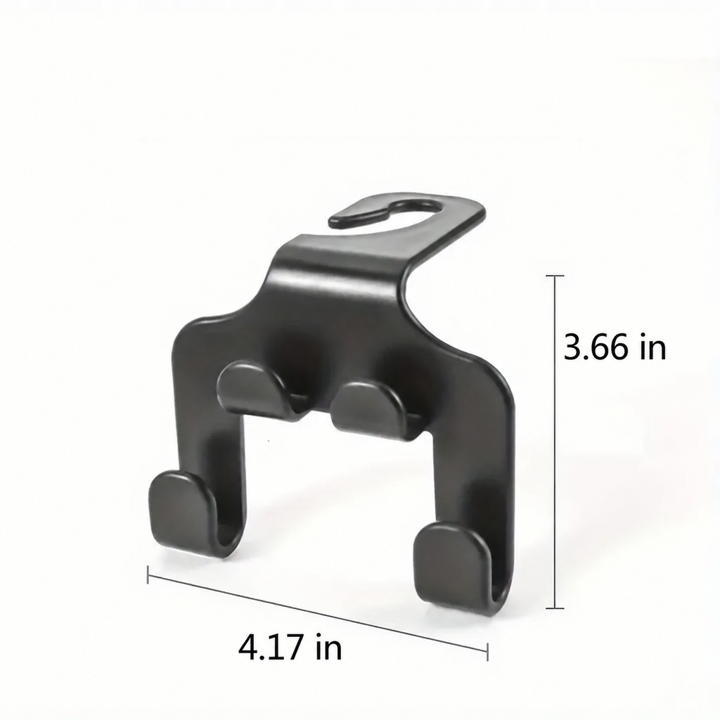 Car Headrest Hooks with Phone Holder