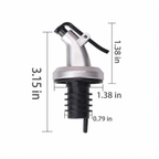 Leak-proof Capwine Cap Olive Oil Dispenser Bottle Designed for Pour Spout Vinegar, Sauce