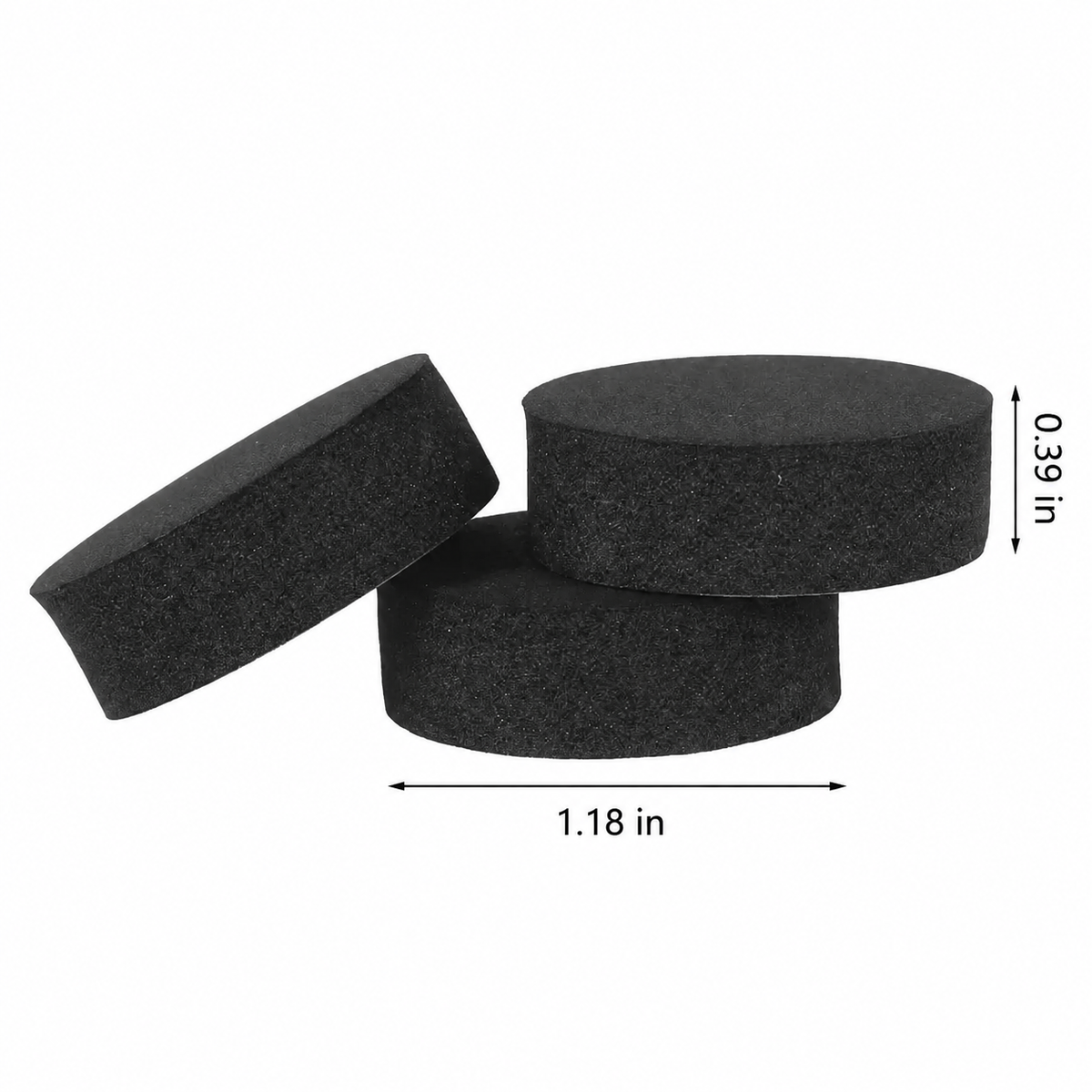 Flower Plant Pot Feet Invisible Round Flowerpot Riser Stands Self-adhesive Non-slip