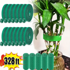 Self Adhesive Plant Nylon Cable Tie Green Adjustable Plants Hook Loop Support Garden