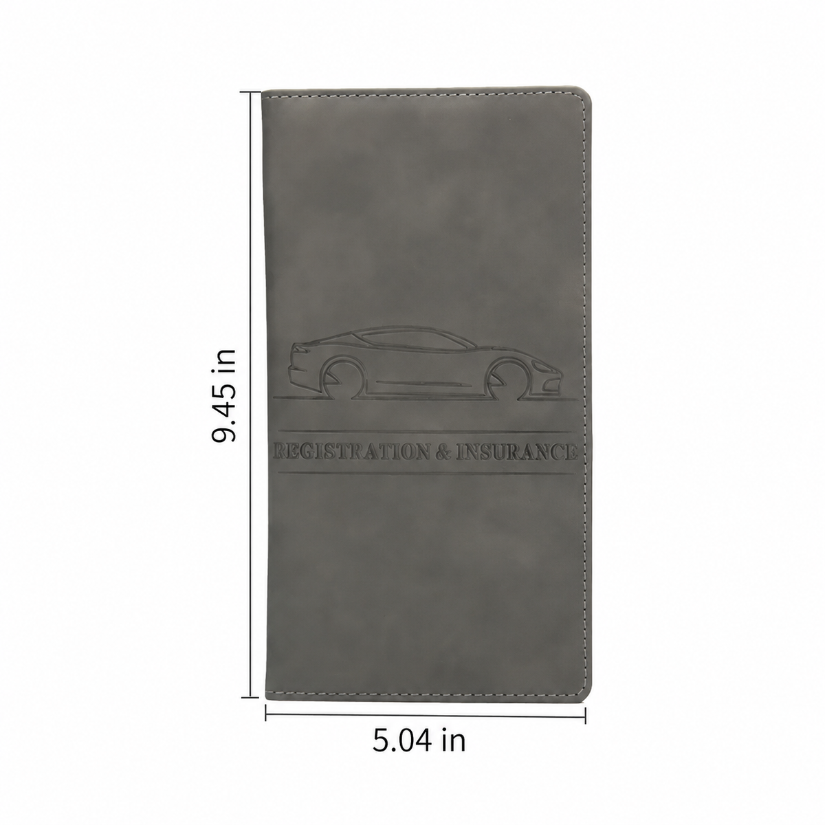 Car Registration Insurance Holder Leather Men Driving License Cover Auto Documents