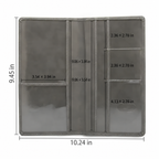 Car Registration Insurance Holder Leather Men Driving License Cover Auto Documents