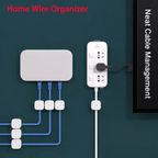 Magnetic cable clips for neat cable management