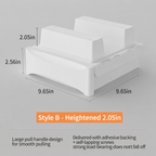 Style B under desk storage cabinet dimensions